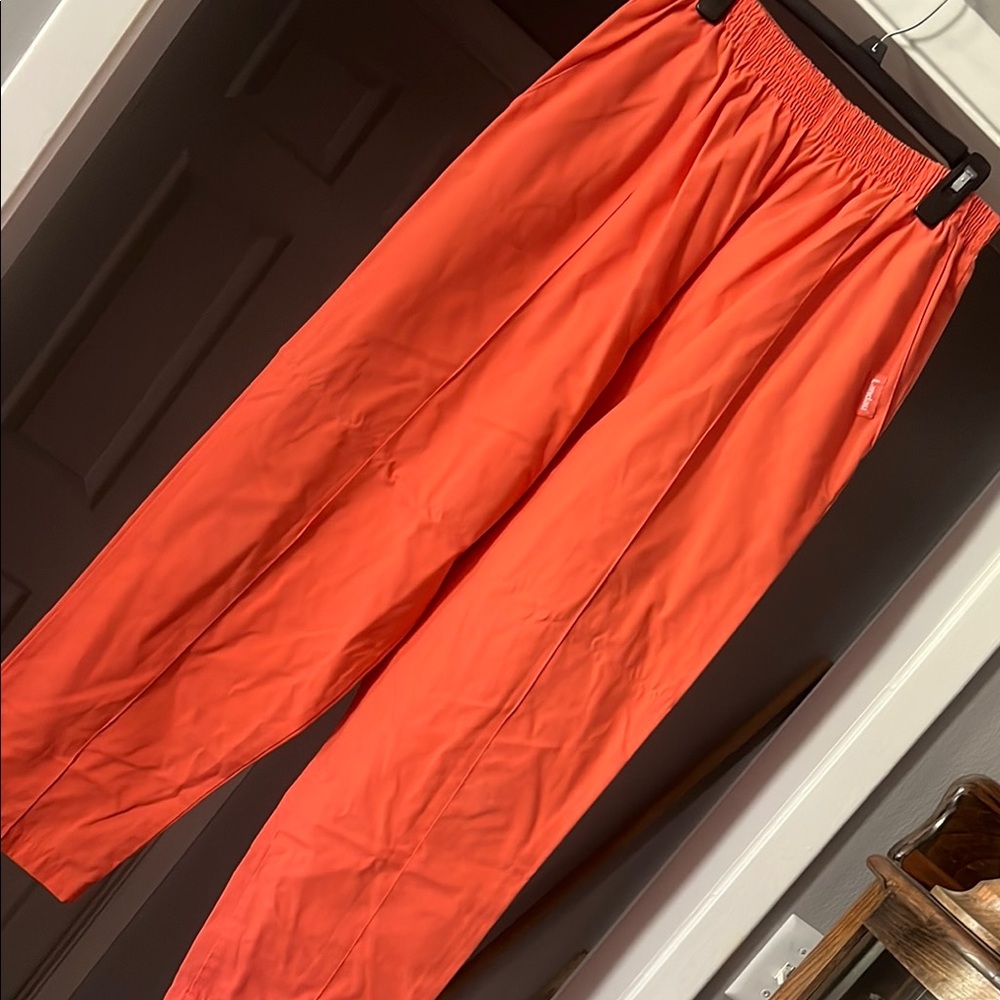 Landau Women’s Bright Orange Scrub Pants